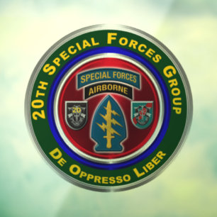20. Special Forces Group (Im Flugzeug) Fensteraufkleber
