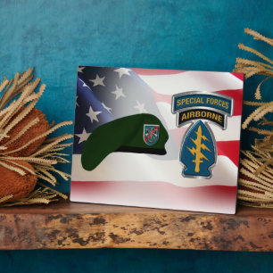 20. Special Forces Group (IM FLUGZEUG) Fotoplatte