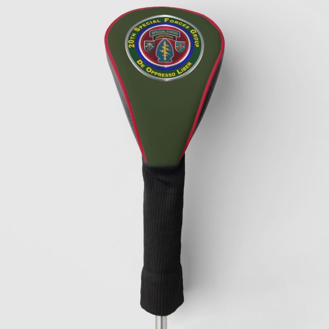 20. Special Forces Group (Im Flugzeug) Golf Headcover (Vorderseite)