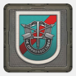 20. Special Forces Group Quadratischer Aufkleber