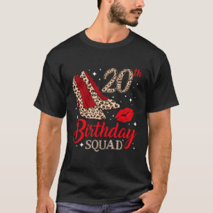 20. Squad High Heels Leopard 20 Fabelhaft T-Shirt