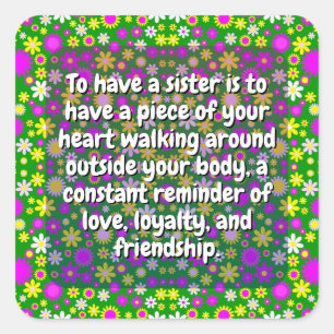 (20 Stk.) Sonderanführungszeichen   Elegant Floral Quadratischer Aufkleber