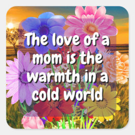 (20 Stk.) Zitat der Blumenmutter | Aufkleber für d