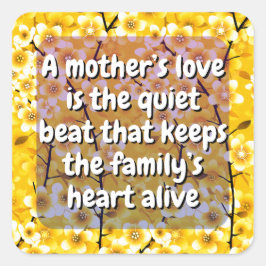 (20 Stk.) Zitat der Blumenmutter | Aufkleber für n