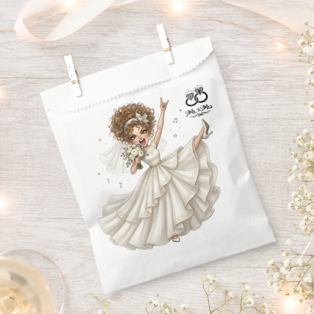 #20 Süße lustige Braut Geschenktütchen (Ausgeschnitten)