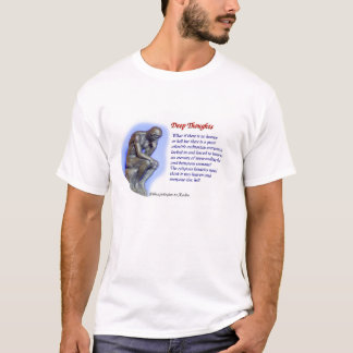 20 Tiefe Gedanken - Himmel und Hölle T-Shirt