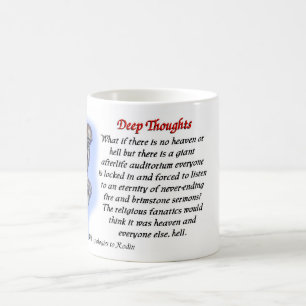 20 Tiefe Gedanken - Himmel und Hölle Tasse