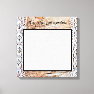 20"x20" Signature Leinwand Country Stall Holzwand 