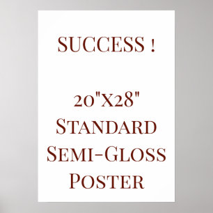 20"x28" Standardposter halbmatt Poster