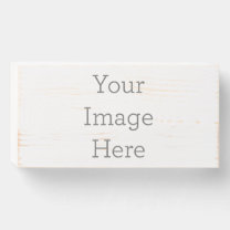 20 x 10 cm Birkenholzzeichen selbst gestalten Holzkisten Schild