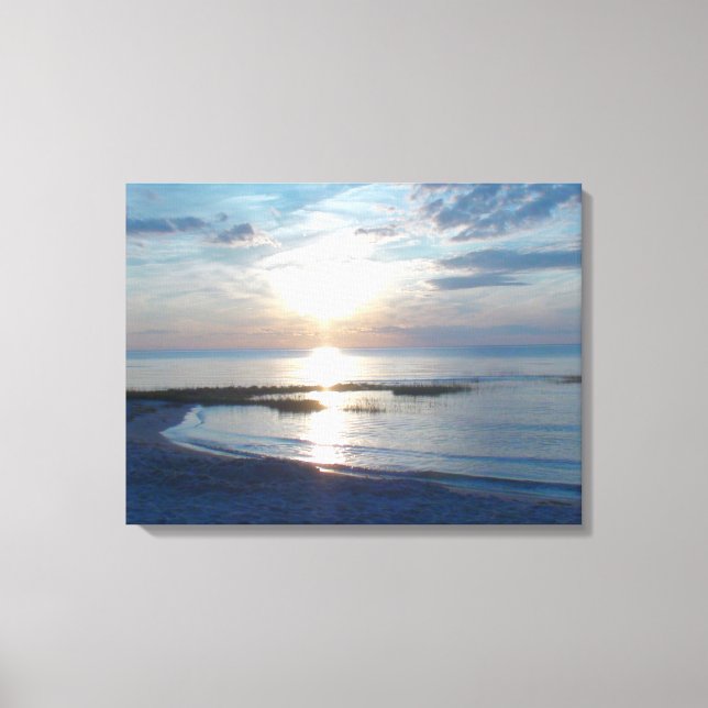 20" x 16" überzogene Canvas Cape Cod Beach Leinwanddruck (Vorderseite)