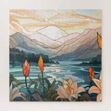 20" x 20" Nature Illustration, 676 Stück