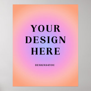 20 x 25 Vertikal gedruckte Kunst Poster