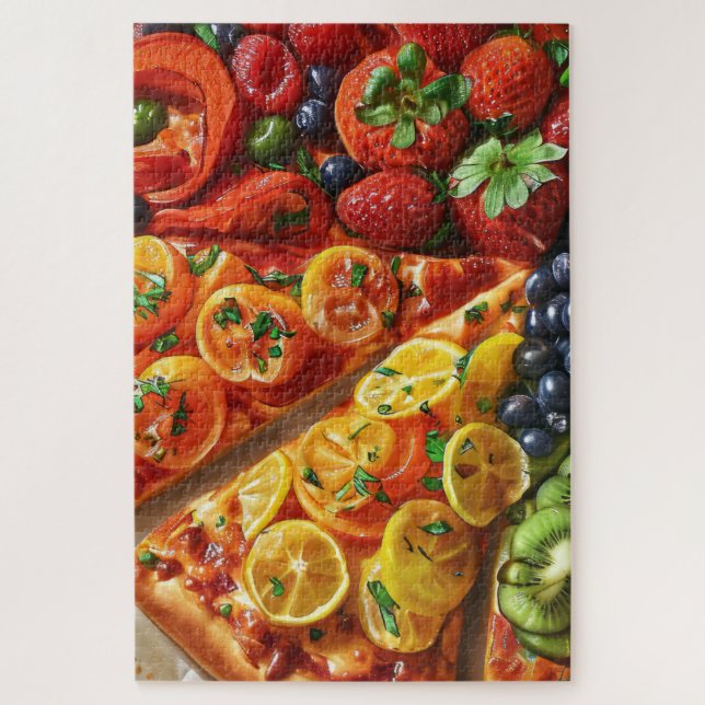 20" x 30", 1014 Teile Fruit Pizza Puzzle (Vertikal)
