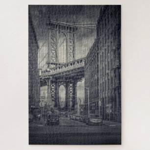 20" x 30", 1014 Teile Manhattan Bridge Puzzle