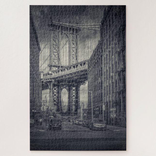 20" x 30", 1014 Teile Manhattan Bridge Puzzle (Vertikal)