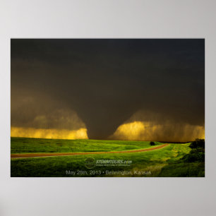 20" x 30", Tornado Poster