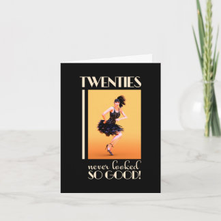 20er Jahre Vintage Anwendung Einladung