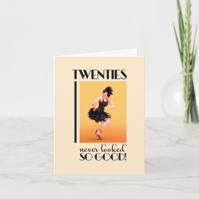 20er Jahre Vintage Anwendung Einladung (Vorderseite)