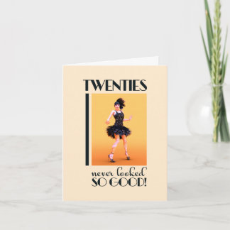 20er Jahre Vintage Anwendung Einladung