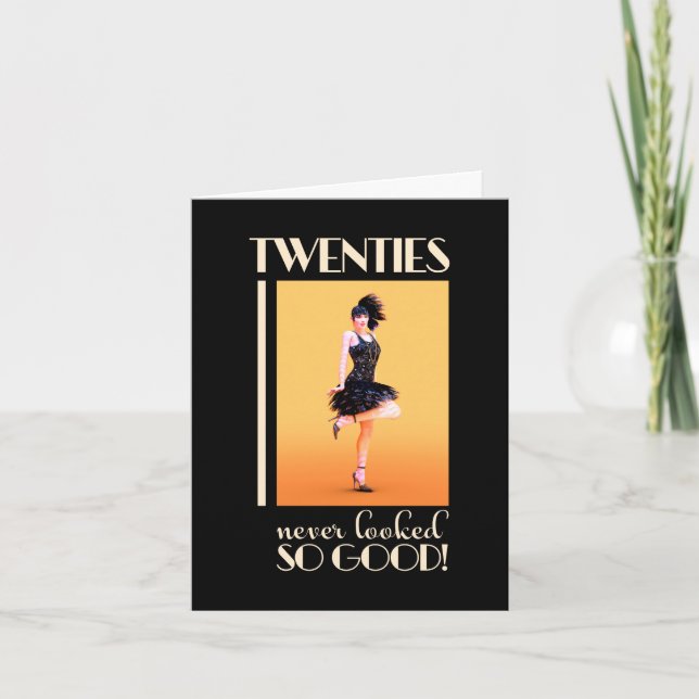 20er Jahre Vintage Anwendung Einladung (Vorderseite)