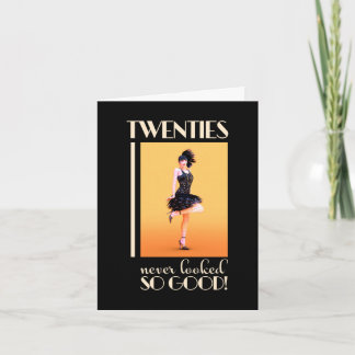 20er Jahre Vintage Anwendung Einladung