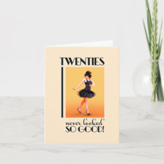 20er Jahre Vintage Anwendung Einladung