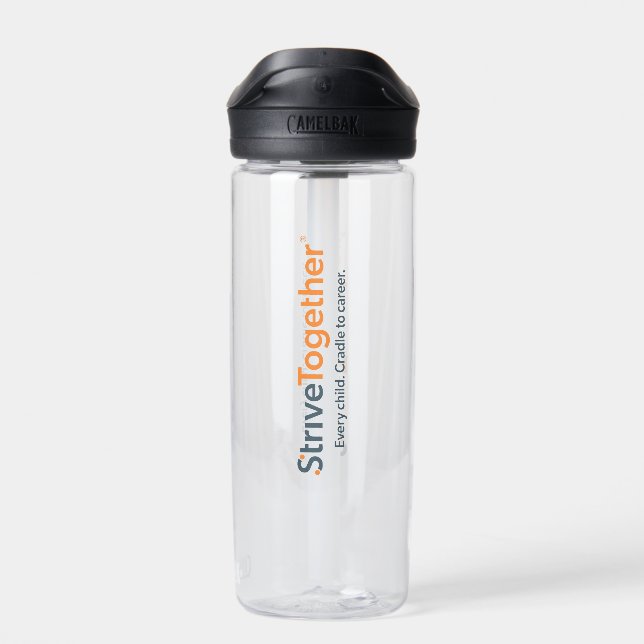 20oz CamelBak Eddy® Flasche - Klar (Rückseite)