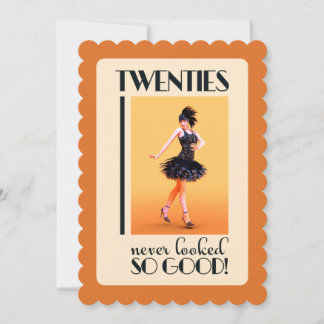 20s Birthday Vintage Custom Einladung