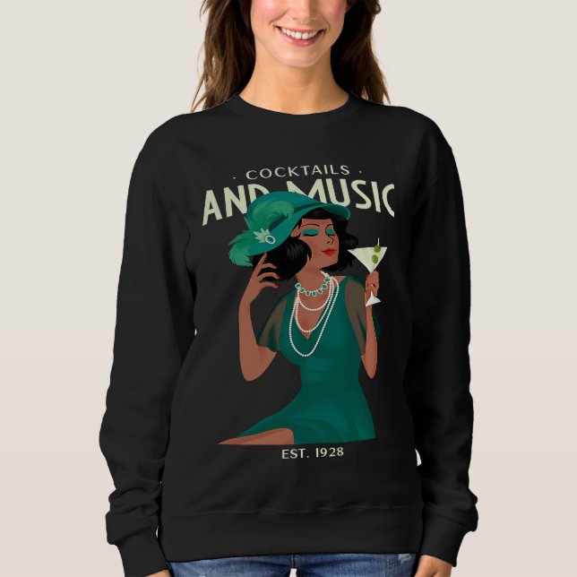 20s Nostalgia For Men And Women Classic Old Era Sweatshirt (Vorderseite)