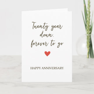 20st Anniversary – Twenty Year Down Forever to Go Karte