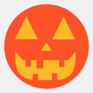 20Stickers pumpkin_gelb.png Runder Aufkleber