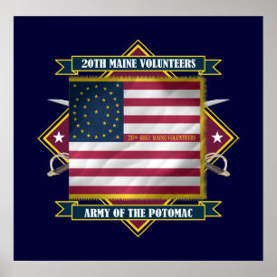 20th Maine (Diamond) Poster