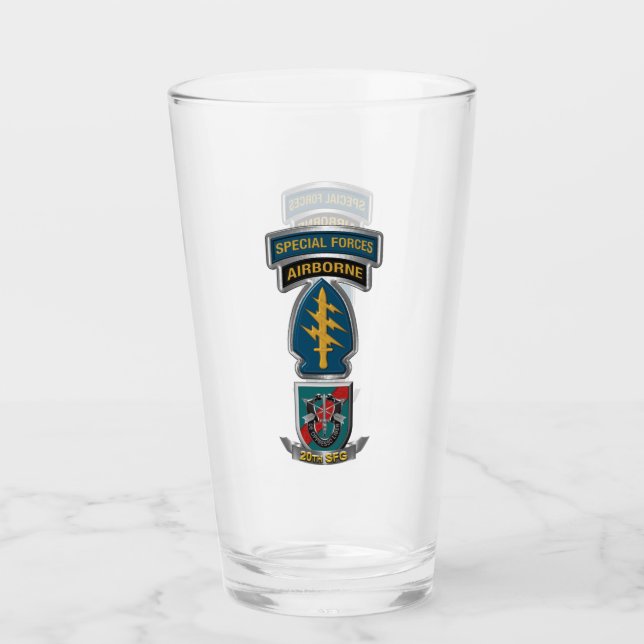 20th Special Forces Group (Airborne)  Glas (Vorderseite)