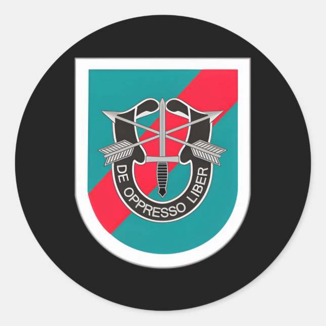 20th Special Forces Sfg Runder Aufkleber (Vorderseite)