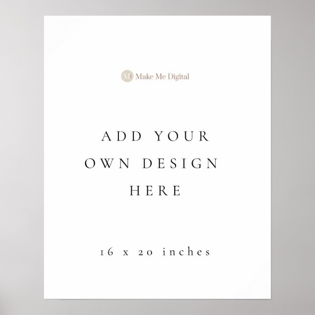 20x16-Zoll-Poster-Zeichen Poster (Vorne)