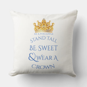 20x20 Kissen-Be A Pineapple Wear A Crown Kissen