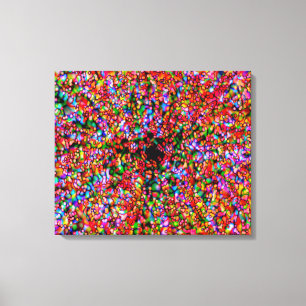 20x24 Wormhole Blasen Wrapped Canvas Leinwanddruck