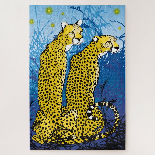 20x30 Gepard Puzzle für Colorblinde (Vertikal)