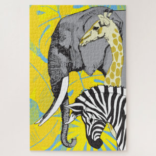 20x30 Safari-Puzzle für Colorblind-Menschen Puzzle