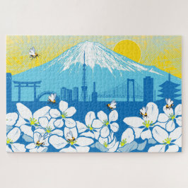 20x30 Tokio Blüten Puzzle für Colorblinde Menschen