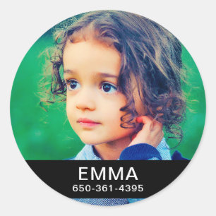 20x gehören Labels für Ihr Foto, Ihren Namen und I Runder Aufkleber