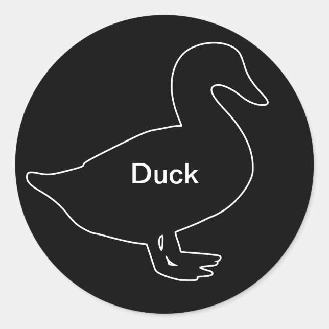 20x Stickers Meal Choice Duck (Vorderseite)