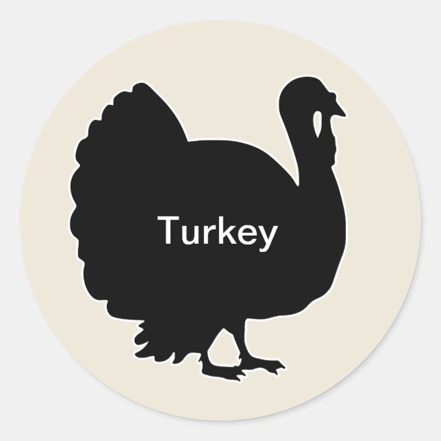20x Stickers Meal Choice Türkei (Vorderseite)
