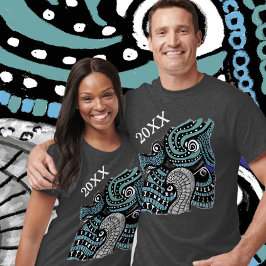 20XX Abstrakte Grafikausgabe T-Shirt