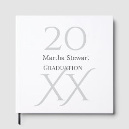 20XX bold le graduation name congrats school year  Gästebuch