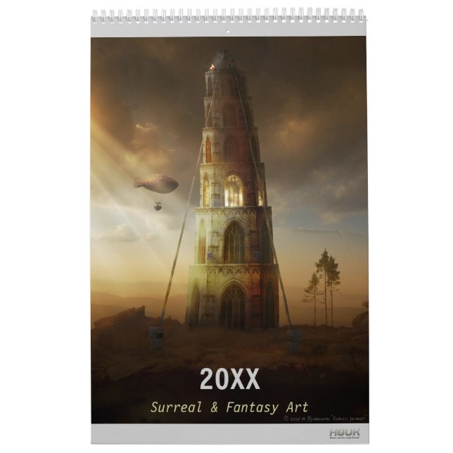 20XX Digital Surreal & Fantasy Art Kalender (Titelbild)