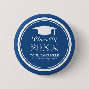 20xx Graduation Party Gast Buttons für Absolventen