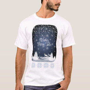 20XX Wintermärchen - Urlaub SchneeLandschaft T-Shirt