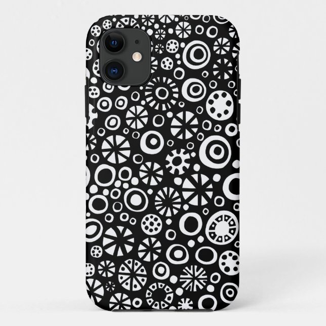 210712 - iPhone Case in Schwarz und Weiß (Rückseite)